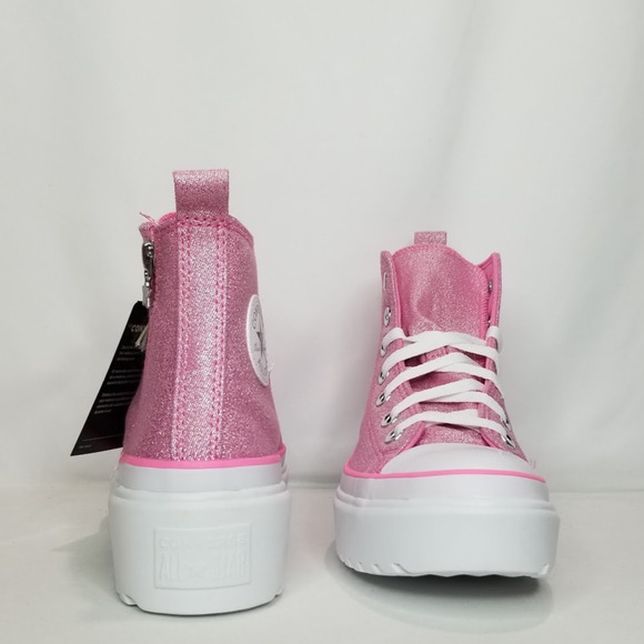 Converse Women's CTAS Lugged Lift Hi Tops Women's Size 7 Oops Pink A05230C NWT - Picture 8 of 9